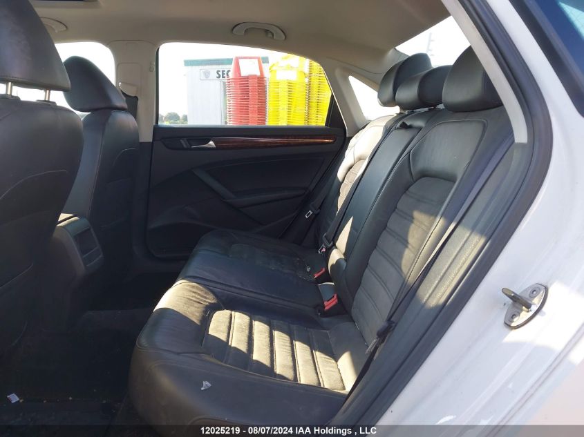 2012 Volkswagen Passat VIN: 1VWCN7A32CC100214 Lot: 12025219