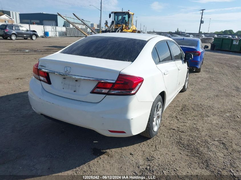 2013 Honda Civic Sdn VIN: 2HGFB2F43DH110151 Lot: 12025242