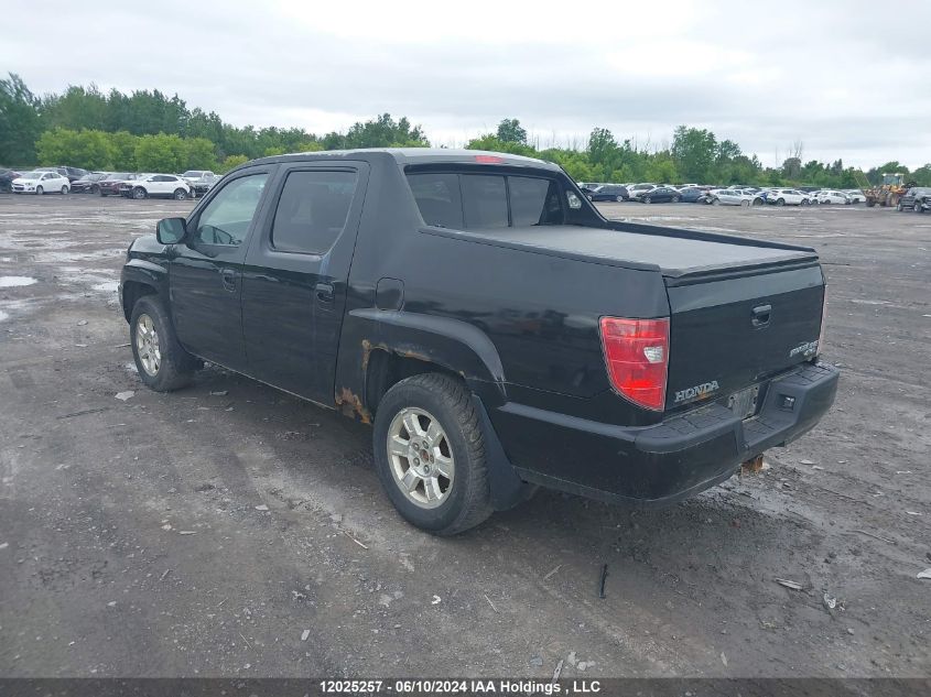 2009 Honda Ridgeline VIN: 2HJYK16569H002877 Lot: 12025257