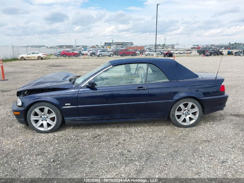 2002 BMW 3 Series VIN: WBABS33432PG85348 Lot: 12025262