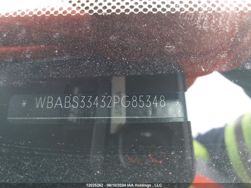 2002 BMW 3 Series VIN: WBABS33432PG85348 Lot: 12025262