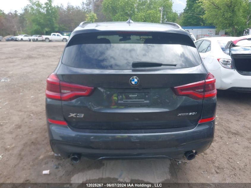 2021 BMW X3 xDrive30I VIN: 5UXTY5C08M9H06120 Lot: 12025267