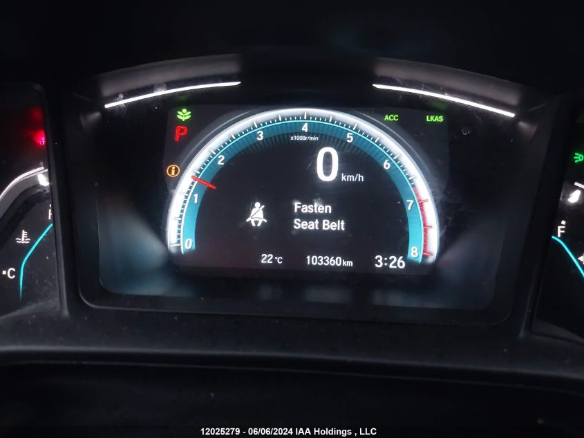 2020 Honda Civic Lx VIN: 2HGFC2F58LH009062 Lot: 12025279