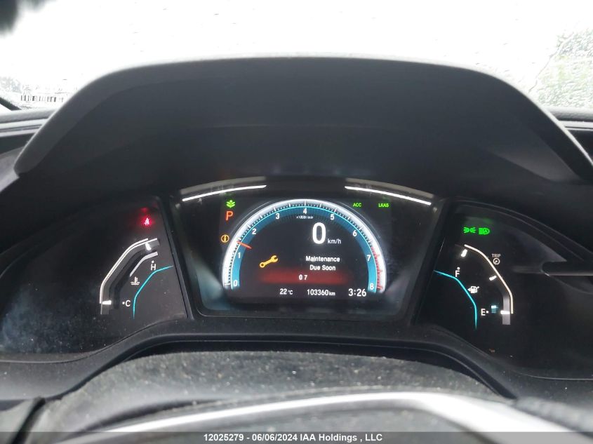 2020 Honda Civic Lx VIN: 2HGFC2F58LH009062 Lot: 12025279