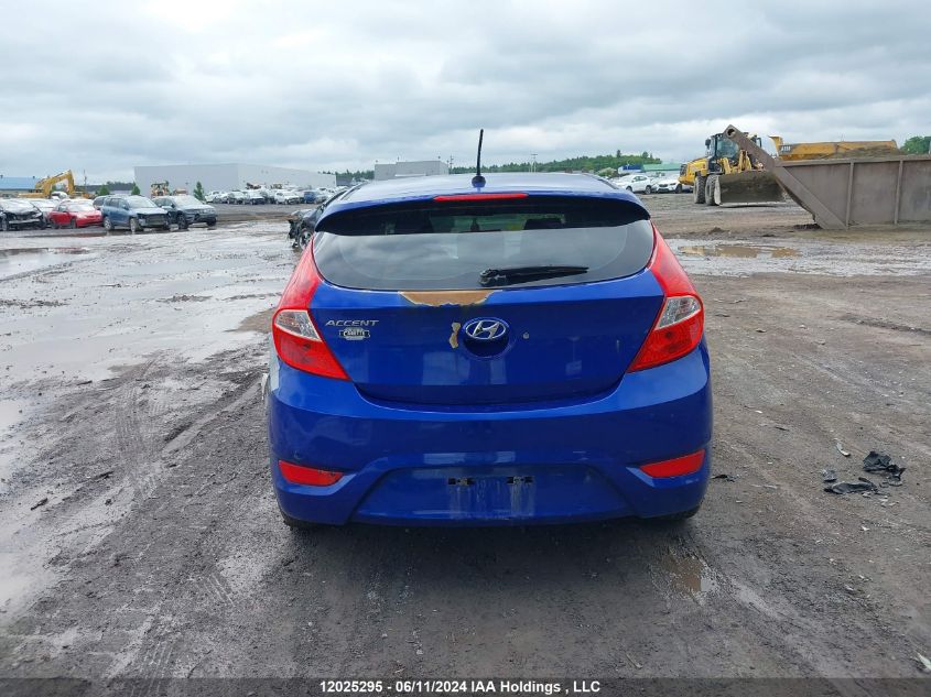 2013 Hyundai Accent VIN: KMHCT5AE4DU095037 Lot: 12025295