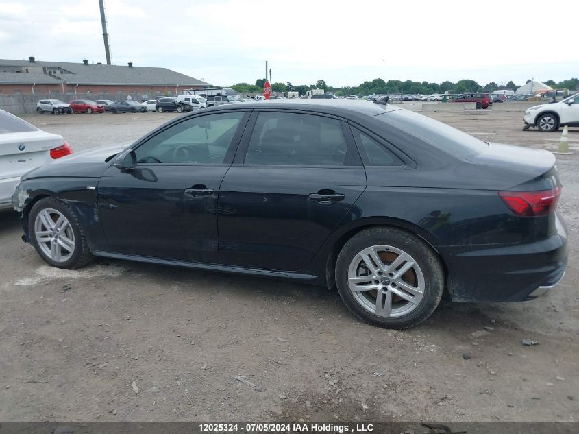 2020 Audi A4 Premium Plus VIN: WAUENAF44LN007285 Lot: 12025324