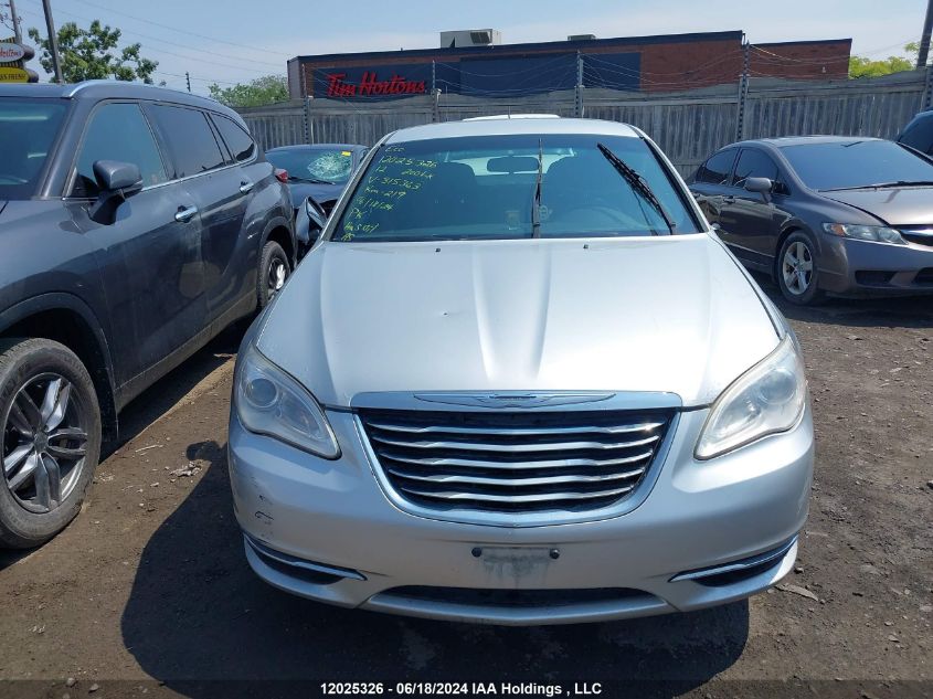 2012 Chrysler 200 Lx VIN: 1C3CCBAB4CN315363 Lot: 12025326