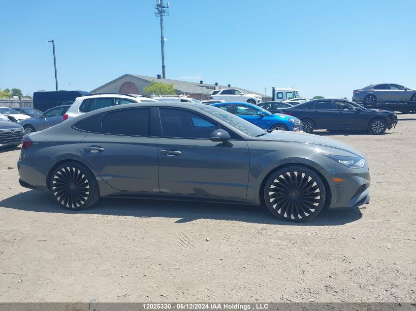 2022 Hyundai Sonata Luxury VIN: 5NPEL4J27NH138942 Lot: 12025330