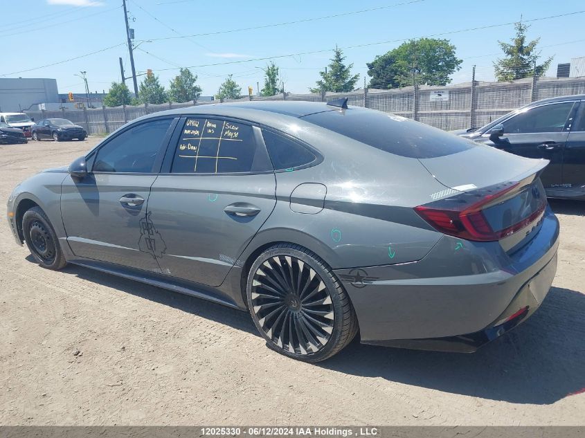 2022 Hyundai Sonata Luxury VIN: 5NPEL4J27NH138942 Lot: 12025330