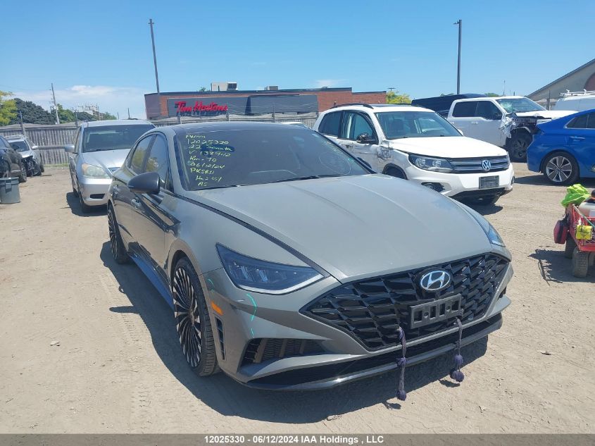 2022 Hyundai Sonata Luxury VIN: 5NPEL4J27NH138942 Lot: 12025330