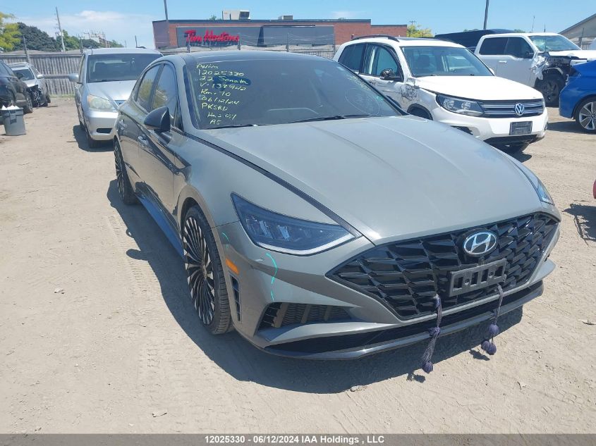 2022 Hyundai Sonata Luxury VIN: 5NPEL4J27NH138942 Lot: 12025330