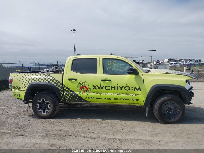 2021 Toyota Tacoma Double Cab/Sr/Sr5/Trd Sport/Trd Off Road/Trd Pro VIN: 5TFCZ5AN6MX278201 Lot: 12025335