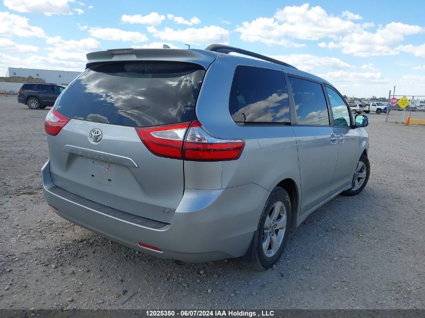 2019 Toyota Sienna Le 8-Passenger VIN: 5TDKZ3DC1KS014171 Lot: 12025350