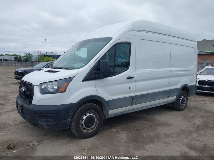 2022 Ford Transit T-250 VIN: 1FTBR1X83NKA80003 Lot: 12025351