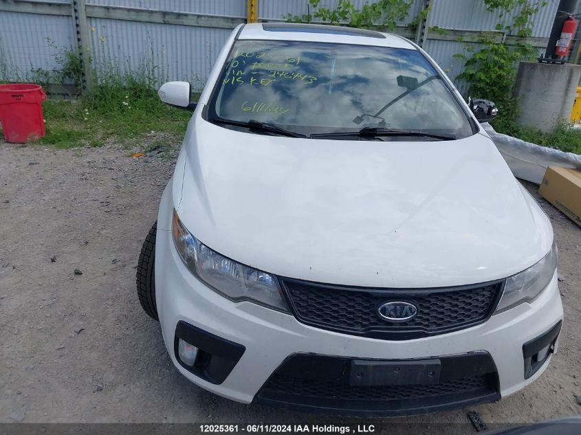 2010 Kia Forte Sx VIN: KNAFW6A34A5246443 Lot: 12025361
