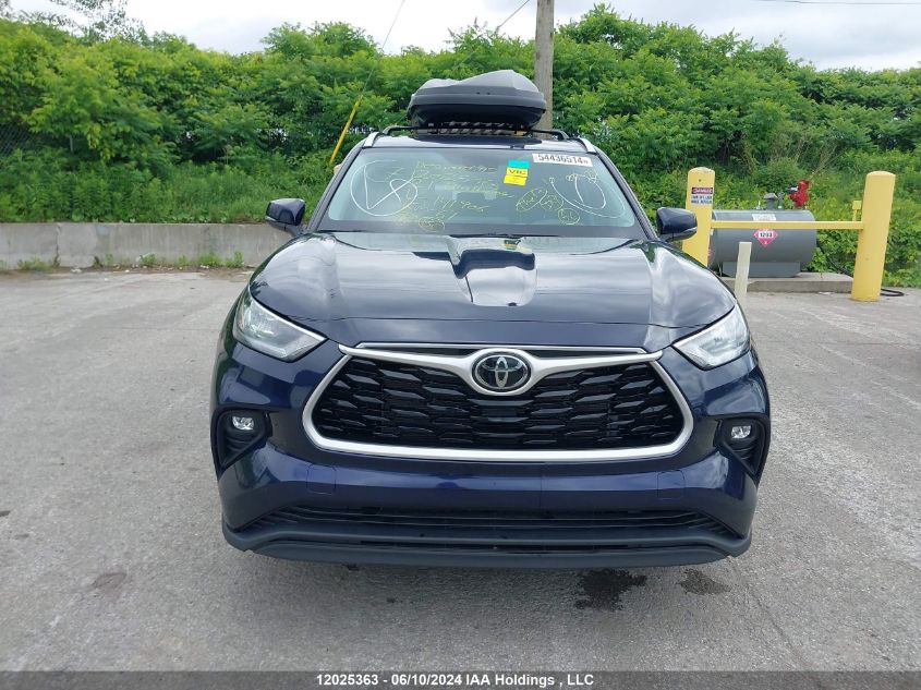 2021 Toyota Highlander Xle VIN: 5TDGZRBH7MS141906 Lot: 12025363