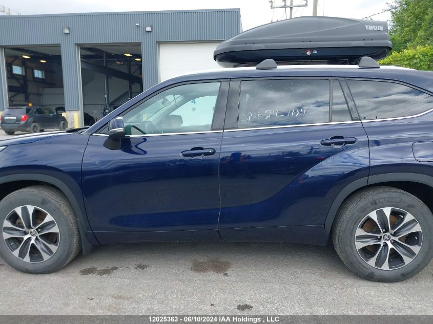 2021 Toyota Highlander Xle VIN: 5TDGZRBH7MS141906 Lot: 12025363