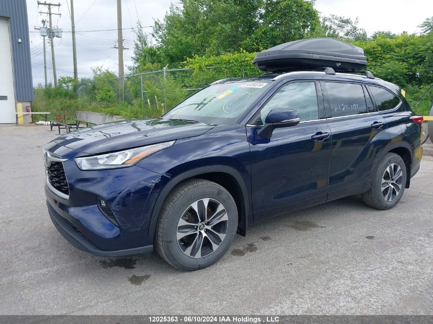 2021 Toyota Highlander Xle VIN: 5TDGZRBH7MS141906 Lot: 12025363