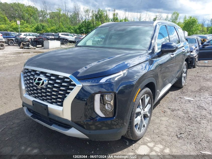 2022 Hyundai Palisade Luxury 7-Passenger Seating VIN: KM8R3DHE2NU475781 Lot: 12025364