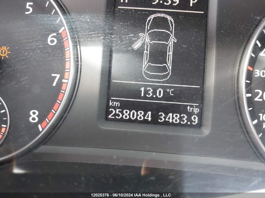 2013 Volkswagen Passat VIN: 1VWAH7A31DC125220 Lot: 12025376