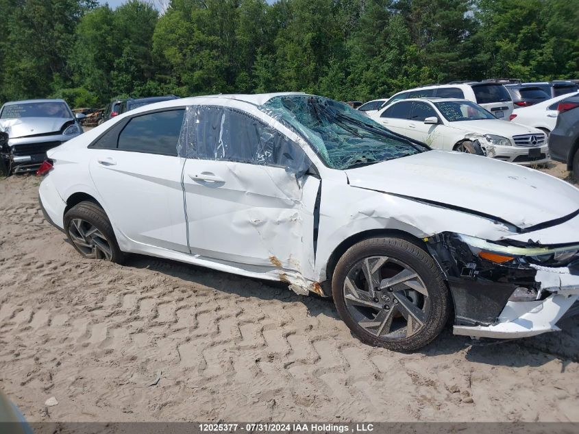 2024 Hyundai Elantra Preferred W/Tech Package VIN: KMHLM4DG2RU701589 Lot: 12025377