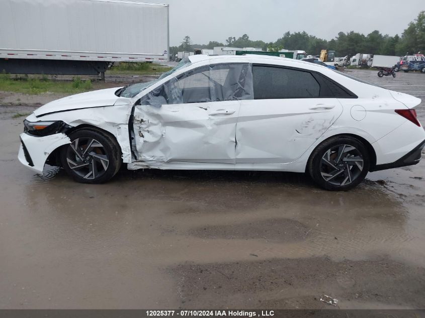 2024 Hyundai Elantra Preferred W/Tech Package VIN: KMHLM4DG2RU701589 Lot: 12025377