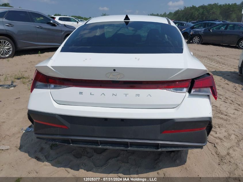 2024 Hyundai Elantra Preferred W/Tech Package VIN: KMHLM4DG2RU701589 Lot: 12025377
