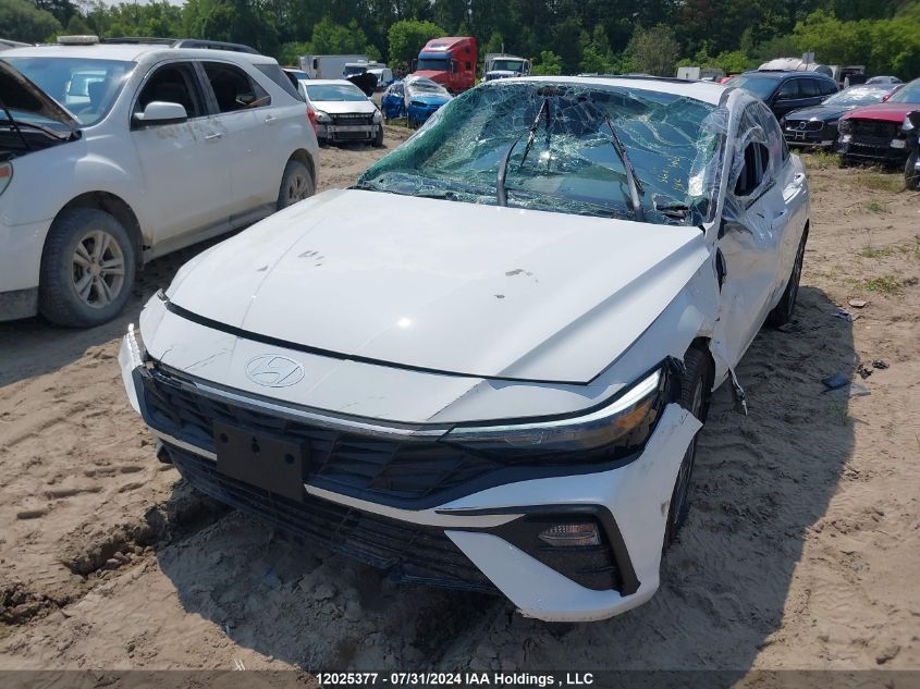 2024 Hyundai Elantra Preferred W/Tech Package VIN: KMHLM4DG2RU701589 Lot: 12025377