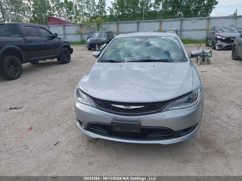 2016 Chrysler 200 S VIN: 1C3CCCBB5GN156038 Lot: 12025394