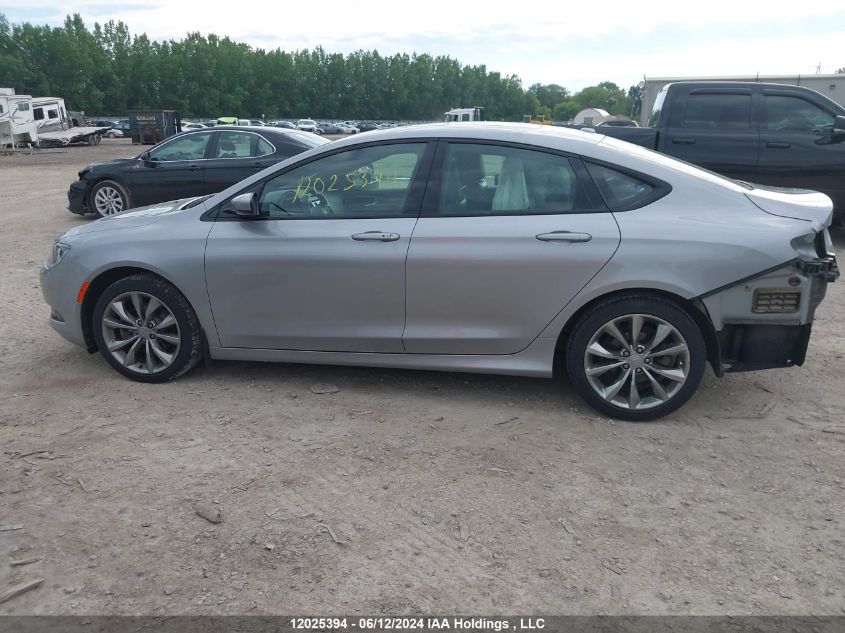 2016 Chrysler 200 S VIN: 1C3CCCBB5GN156038 Lot: 12025394