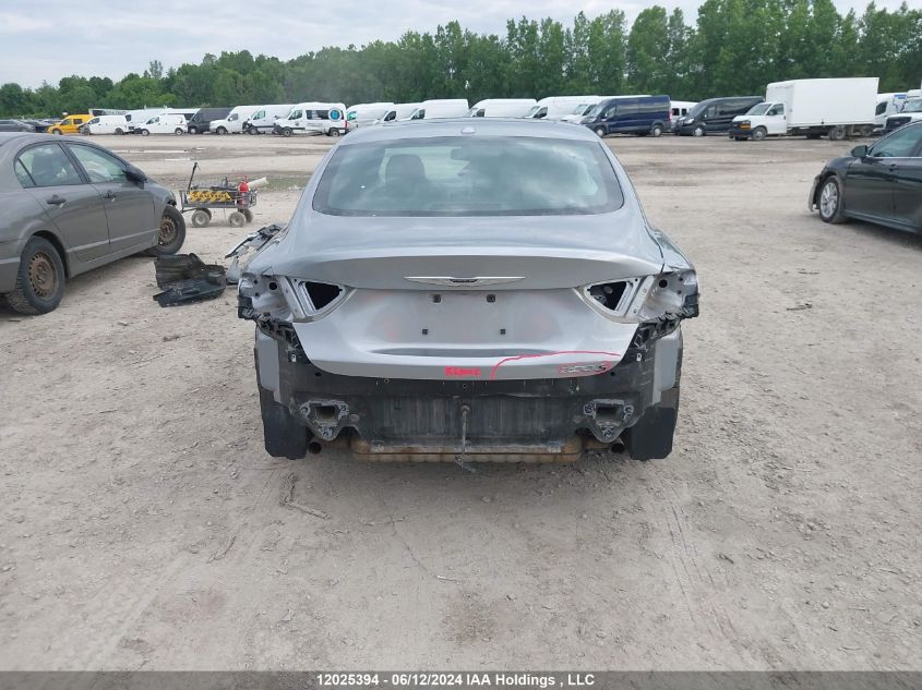 2016 Chrysler 200 S VIN: 1C3CCCBB5GN156038 Lot: 12025394