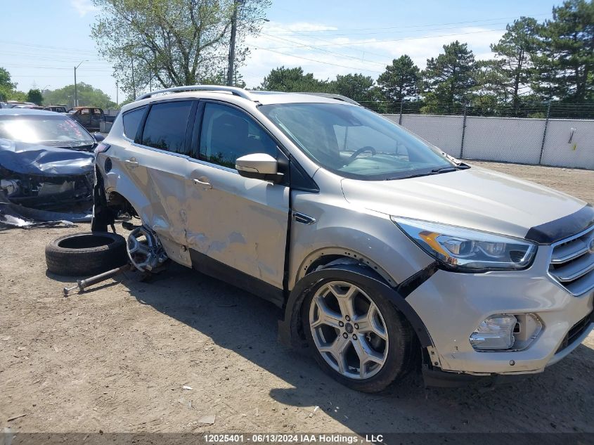 2017 Ford Escape Titanium VIN: 1FMCU9J92HUD54945 Lot: 12025401