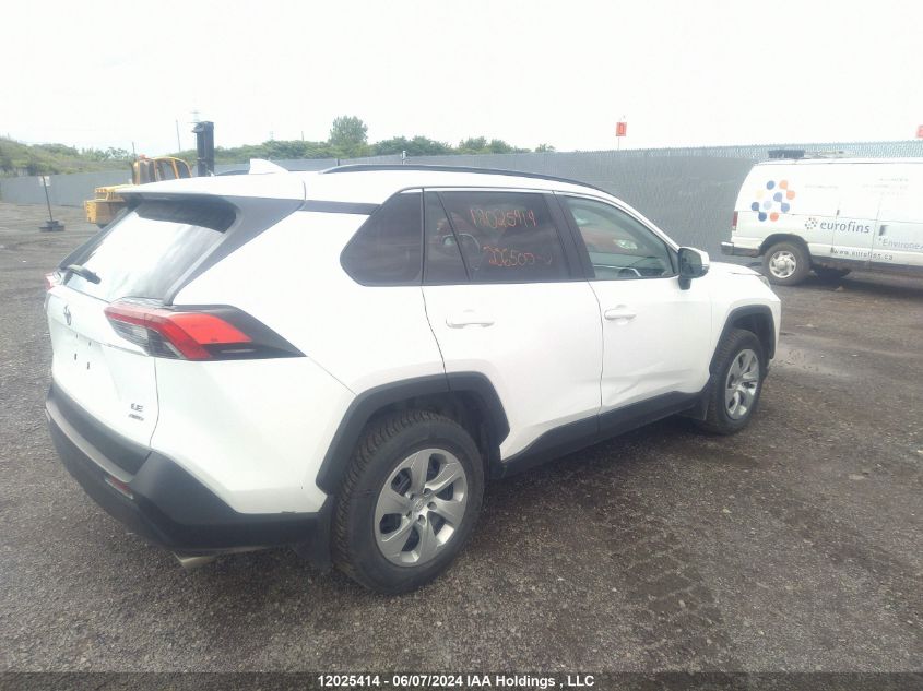 2021 Toyota Rav4 Le VIN: 2T3B1RFV9MW206500 Lot: 12025414