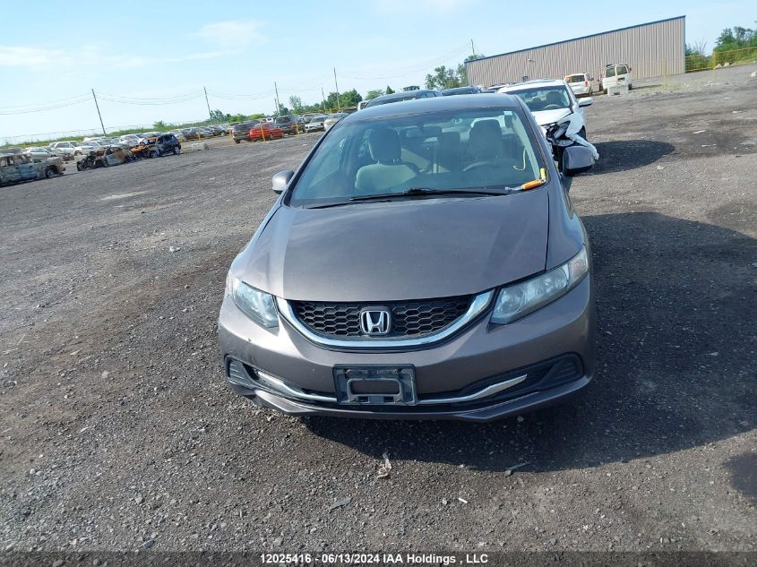 2013 Honda Civic Sdn VIN: 2HGFB2F41DH027222 Lot: 12025416