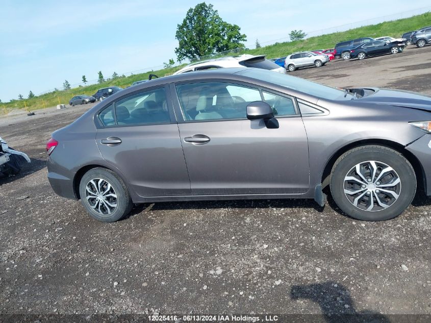 2013 Honda Civic Sdn VIN: 2HGFB2F41DH027222 Lot: 12025416