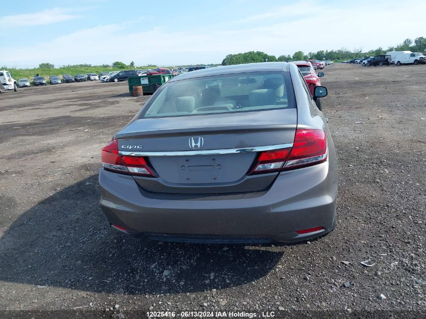 2013 Honda Civic Sdn VIN: 2HGFB2F41DH027222 Lot: 12025416