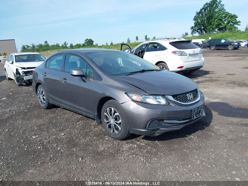 2013 Honda Civic Sdn VIN: 2HGFB2F41DH027222 Lot: 12025416