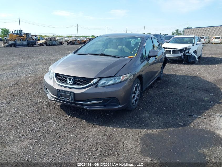 2013 Honda Civic Sdn VIN: 2HGFB2F41DH027222 Lot: 12025416