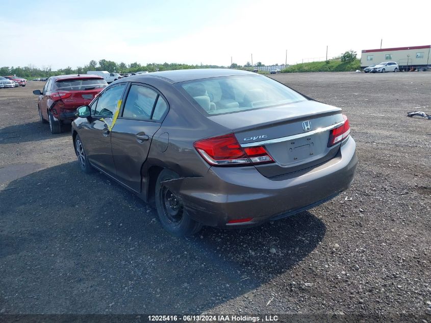 2013 Honda Civic Sdn VIN: 2HGFB2F41DH027222 Lot: 12025416