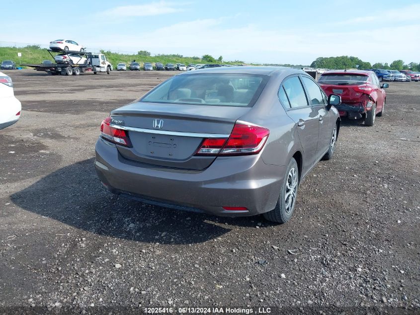 2013 Honda Civic Sdn VIN: 2HGFB2F41DH027222 Lot: 12025416