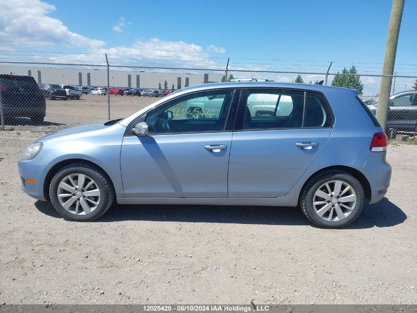 2012 Volkswagen Golf VIN: WVWCA7AJ3CW007603 Lot: 12025420