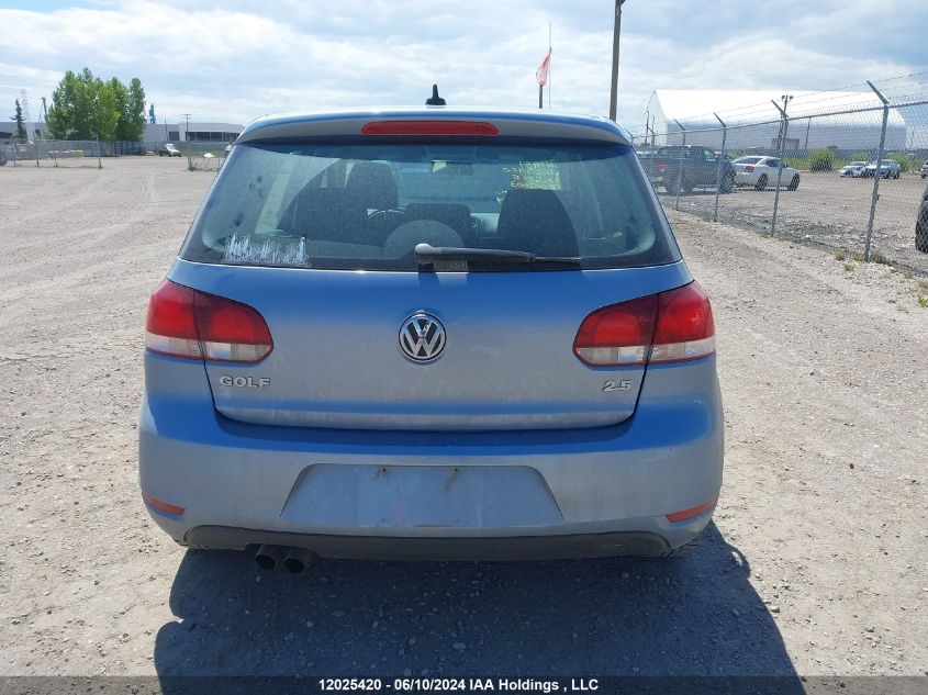 2012 Volkswagen Golf VIN: WVWCA7AJ3CW007603 Lot: 12025420