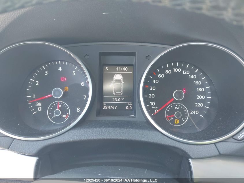 2012 Volkswagen Golf VIN: WVWCA7AJ3CW007603 Lot: 12025420