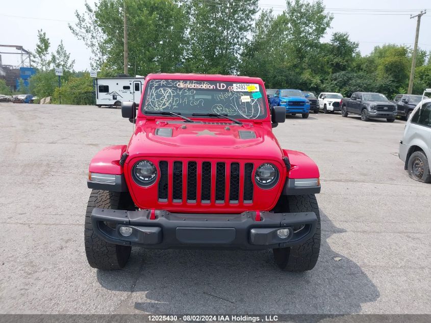 2022 Jeep Gladiator Rubicon VIN: 1C6JJTBG1NL105897 Lot: 12025430