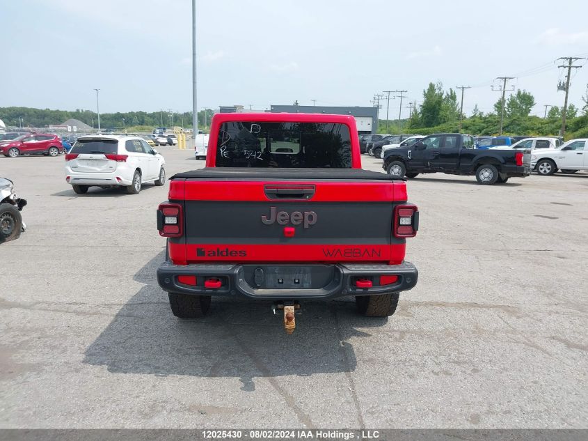 2022 Jeep Gladiator Rubicon VIN: 1C6JJTBG1NL105897 Lot: 12025430