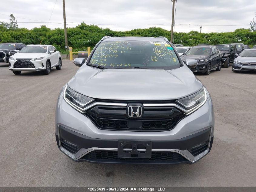 2021 Honda Cr-V VIN: 2HKRW2H95MH212714 Lot: 12025431