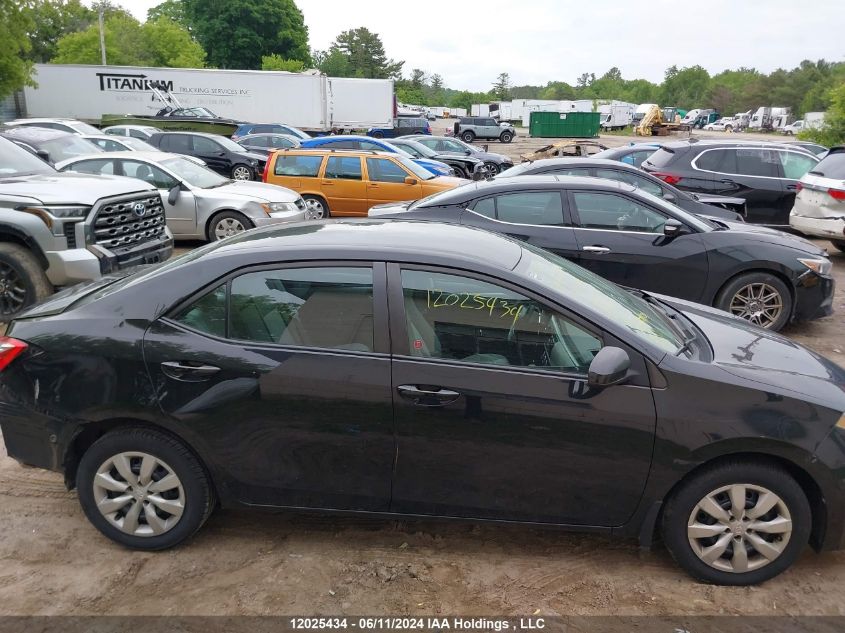 2015 Toyota Corolla L/Le/Le Pls/Prm/S/S Pls VIN: 2T1BURHE9FC335452 Lot: 12025434