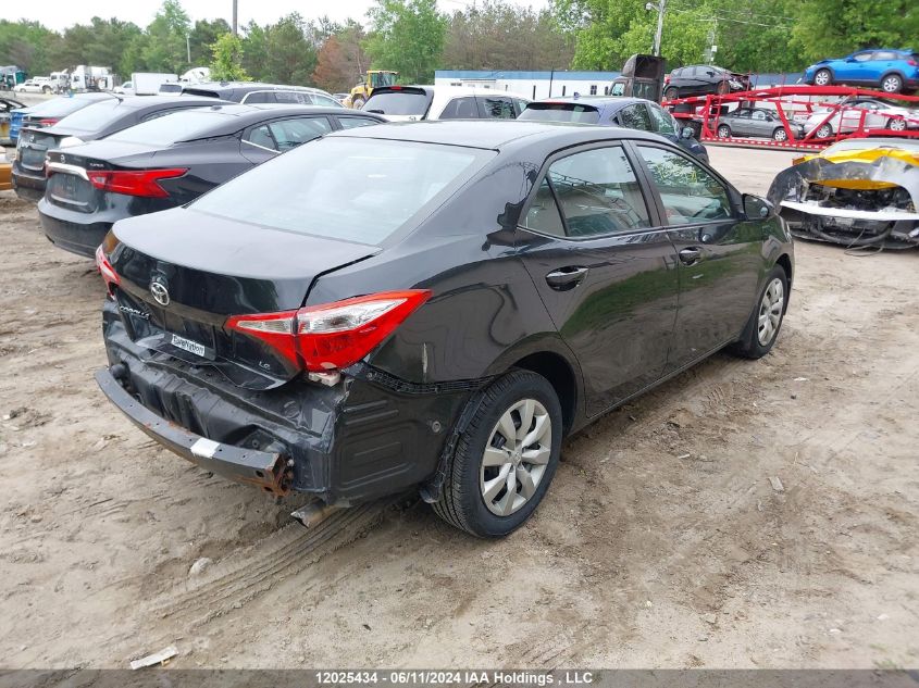 2015 Toyota Corolla L/Le/Le Pls/Prm/S/S Pls VIN: 2T1BURHE9FC335452 Lot: 12025434