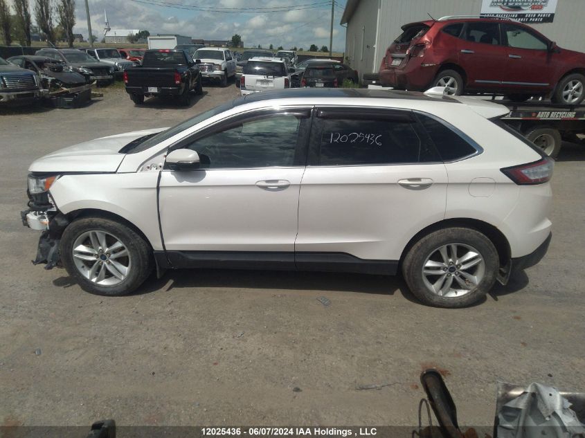 2016 Ford Edge Sel VIN: 2FMPK4J89GBC47106 Lot: 12025436