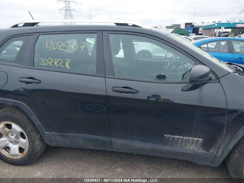 2014 Jeep Cherokee Sport VIN: 1C4PJMAB0EW202828 Lot: 12025437